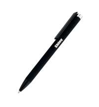 Ручка металлическая Slice Soft софт-тач, серебряная