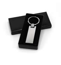 Брелок металлический Лампедуза в подарочной упаковке, серебристый