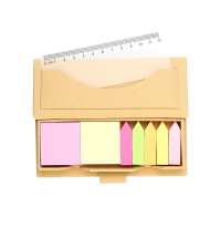 Набор цветных бумажных стикеров Boxer, светло-коричневый