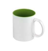 Кружка керамическая Честер, сублимация, зеленая