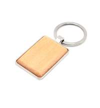 Брелок Woody S(прямоугольник), натуральный