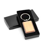 Брелок Woody S(прямоугольник), натуральный