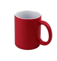 Кружка-хамелеон керамическая Йорк, сублимация, красная