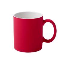 Кружка Bonn Soft, софт тач, красная