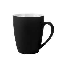 Кружка Elegante, софт-тач, 350мл, черная