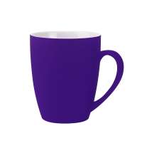 Кружка Elegante софт-тач 350мл, фиолетовая