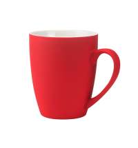 Кружка Elegante, софт-тач, 350мл, красная