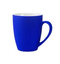 Кружка Elegante, софт-тач, 350мл, темно синий