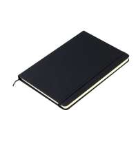 Блокнот A5 Monte в твёрдом переплёте, черный