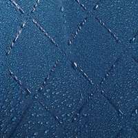 Зонт-трость Magic с проявляющимся рисунком в клетку, темно-синий