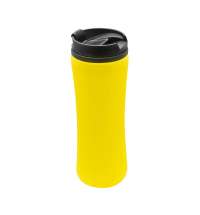 Термокружка Miora софт-тач, желтый