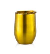 Термокружка с двойной стенкой Koffcan, желтая-S