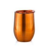 Термокружка с двойной стенкой Koffcan, оранжевая-S