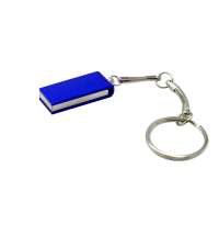 Флешка Slim 16 Гб, металл, синяя