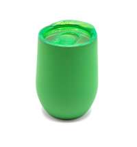 Термокружка с двойной стенкой SOFTO софт-тач, зеленый
