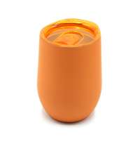 Термокружка с двойной стенкой SOFTO софт-тач, оранжевый