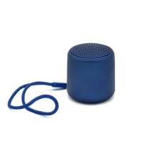 Беспроводная Bluetooth колонка Music TWS софт-тач, темно-синяя