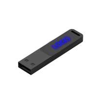 Флешка Suomi, 16 Гб, металлическая, с подсветкой, синяя