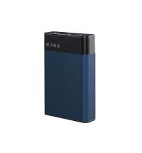 Внешний аккумулятор в металлическом корпусе Apria, 10000 mAh, синий