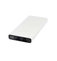 Внешний аккумулятор H&ouml;ginn в металлическом корпусе, 10000mAh, серый