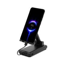 Внешний аккумулятор c подставкой для телефона Hold-Pro 10000mAh, черный