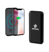 Внешний аккумулятор Stormoway, 10000 mAh с беспроводной зарядкой, черный