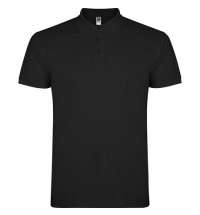 Футболка поло STAR мужская, ЧЕРНЫЙ S