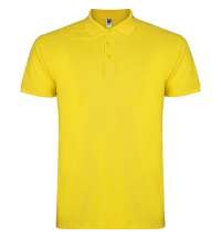Футболка поло STAR мужская, ЖЕЛТЫЙ S
