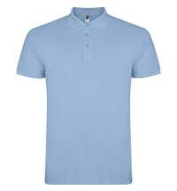 Футболка поло STAR мужская, НЕБЕСНО-ГОЛУБОЙ S