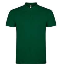 Футболка поло STAR мужская, бутылочный зеленый