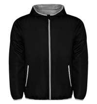 Куртка («ветровка») ANGELO унисекс, ЧЕРНЫЙ S