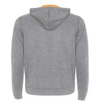 Толстовка FUJI мужская, heather grey/fluor orange