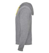 Толстовка FUJI мужская, heather grey/fluor orange