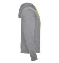 Толстовка FUJI мужская, heather grey/fluor orange