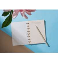 Блокнот А6 с бумажным карандашом и семенами цветов микс