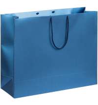 Пакет бумажный «Блеск», большой, синий