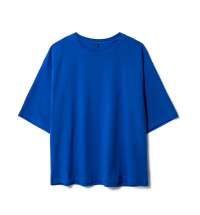 Футболка унисекс оверсайз Street Vibes, ярко-синяя