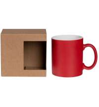 Коробка для кружки с окном Cupcase, крафт