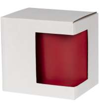 Коробка для кружки с окном Cupcase, белая