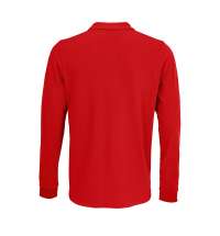 Рубашка поло с длинным рукавом Prime LSL, красная