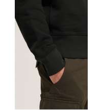 Свитшот оверсайз унисекс Authentic, серый меланж