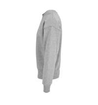 Свитшот оверсайз унисекс Authentic, серый меланж