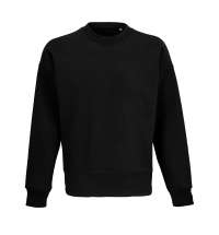 Свитшот оверсайз унисекс Authentic, черный