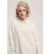 Рубашка поло оверсайз с длинным рукавом Heritage, черная