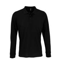 Рубашка поло с длинным рукавом Prime LSL, черная