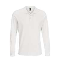 Рубашка поло с длинным рукавом Prime LSL, белая
