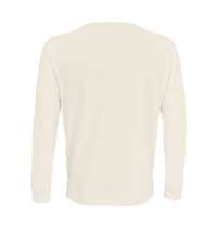 Футболка унисекс с длинным рукавом Pioneer LSL, молочная