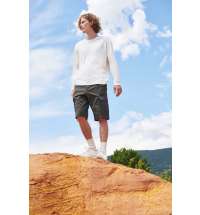 Футболка унисекс с длинным рукавом Pioneer LSL, белая