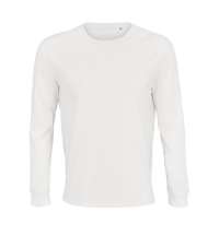 Футболка унисекс с длинным рукавом Pioneer LSL, белая