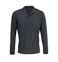 Рубашка поло с длинным рукавом Prime LSL, темно-серая